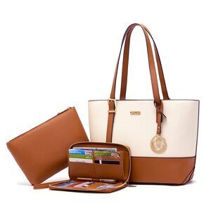 7273 Purses And Wallets Set Tote Satchel Handbags Shoulder Bag Top Handle
